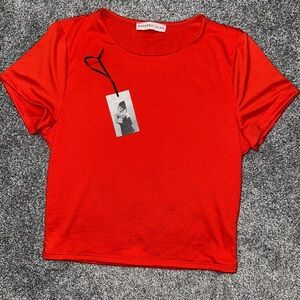 Sincerely jules crop shirt